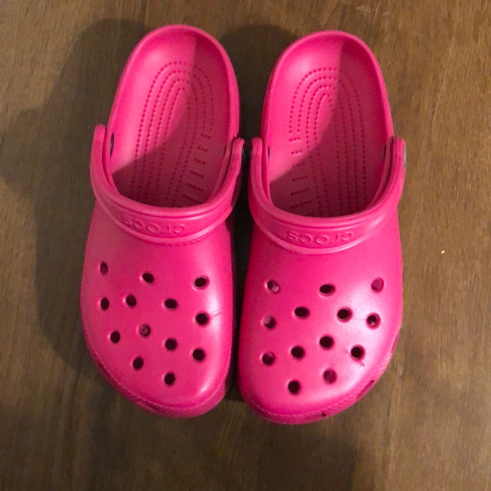 Dark Pink Crocs (Candy Pink)